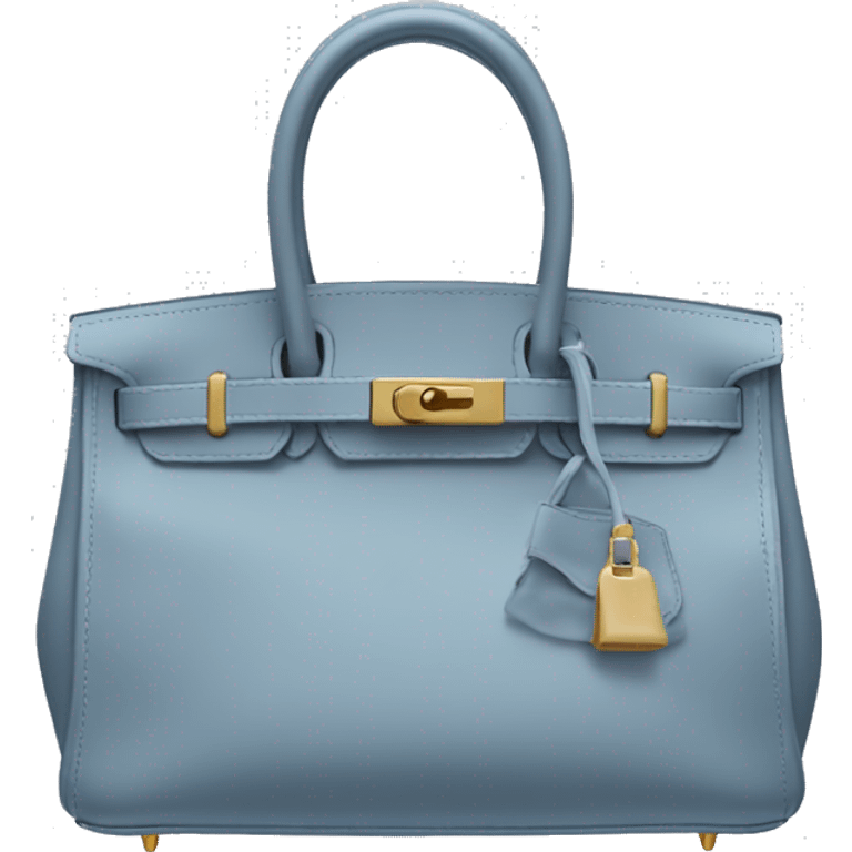 grey blue colored birkin emoji