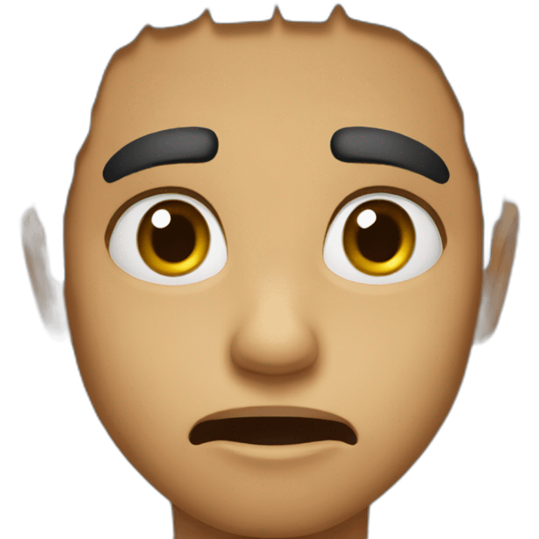 Arab boy anger emoji