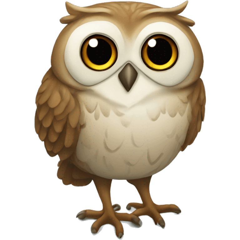 Un hibou perdu emoji