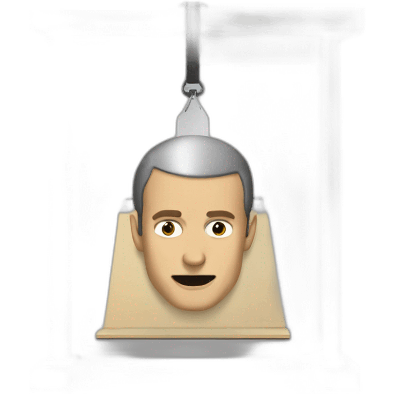 macron guillotine emoji