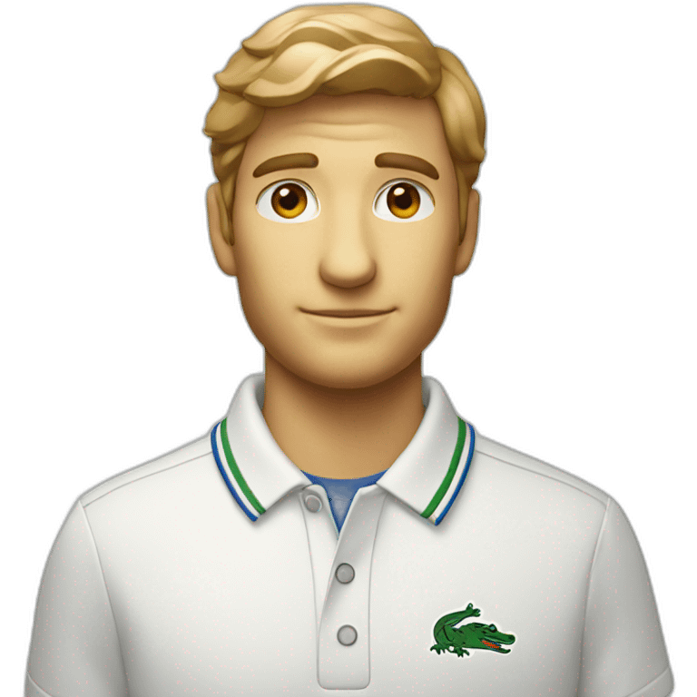 Lacoste man emoji