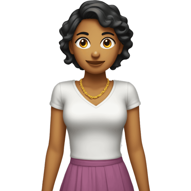 Chica lacia bonita emoji