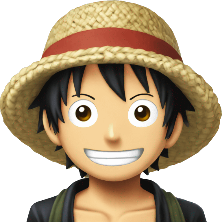 Chapeau de luffy dans one piece  emoji