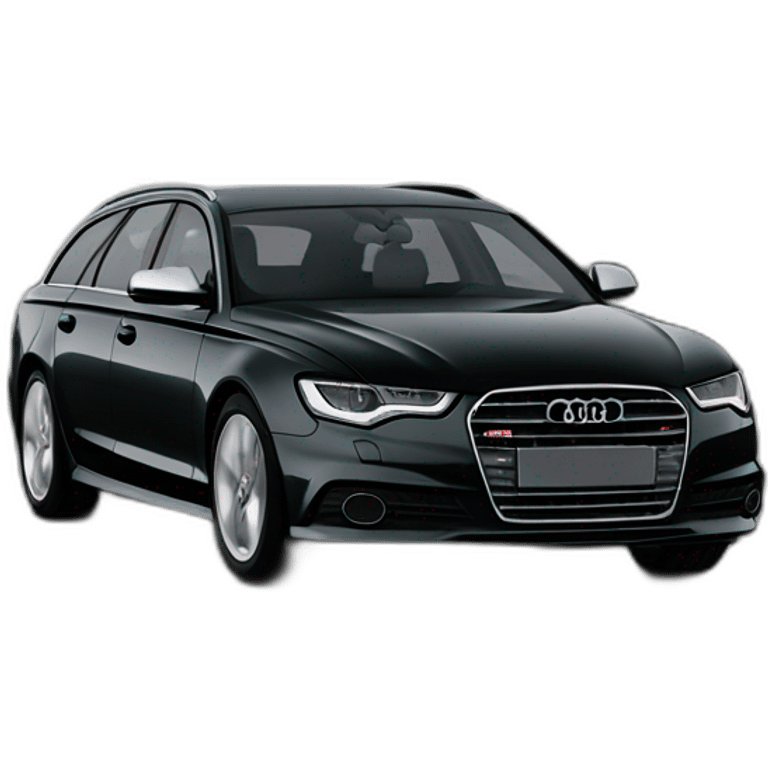 Audi a6c6 avant black emoji