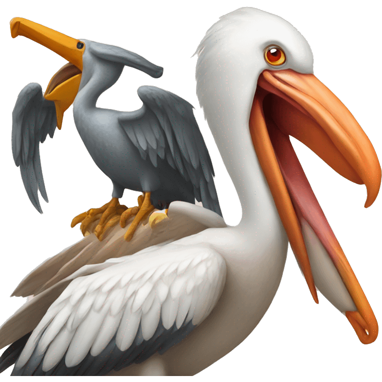 Pelican and Phoenix emoji