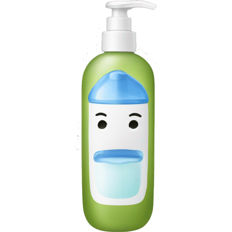 Face wash bottle emoji