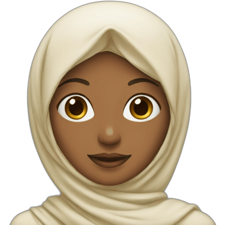 a french princess with a hijab emoji