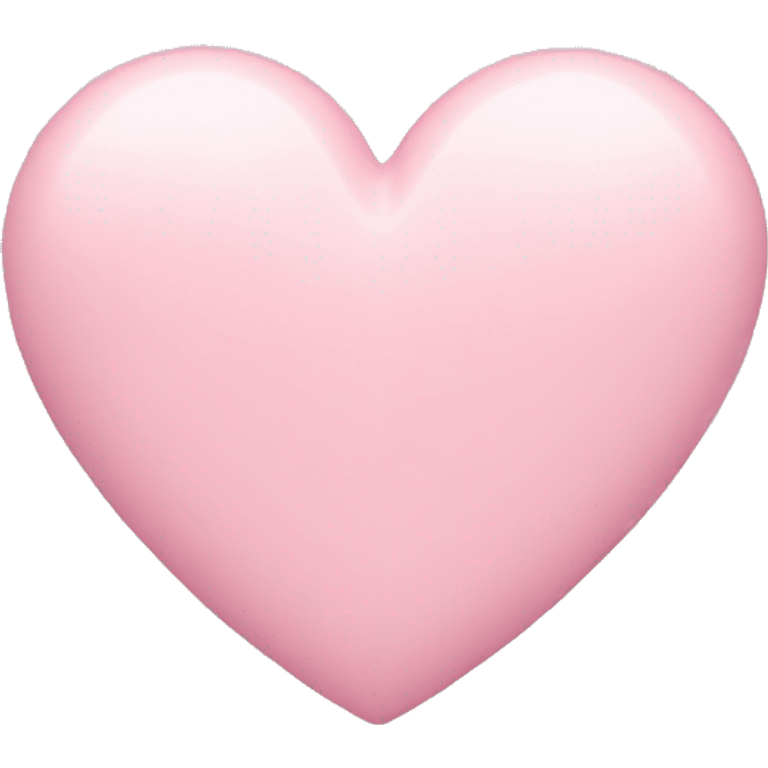 Pastel pink heart emoji