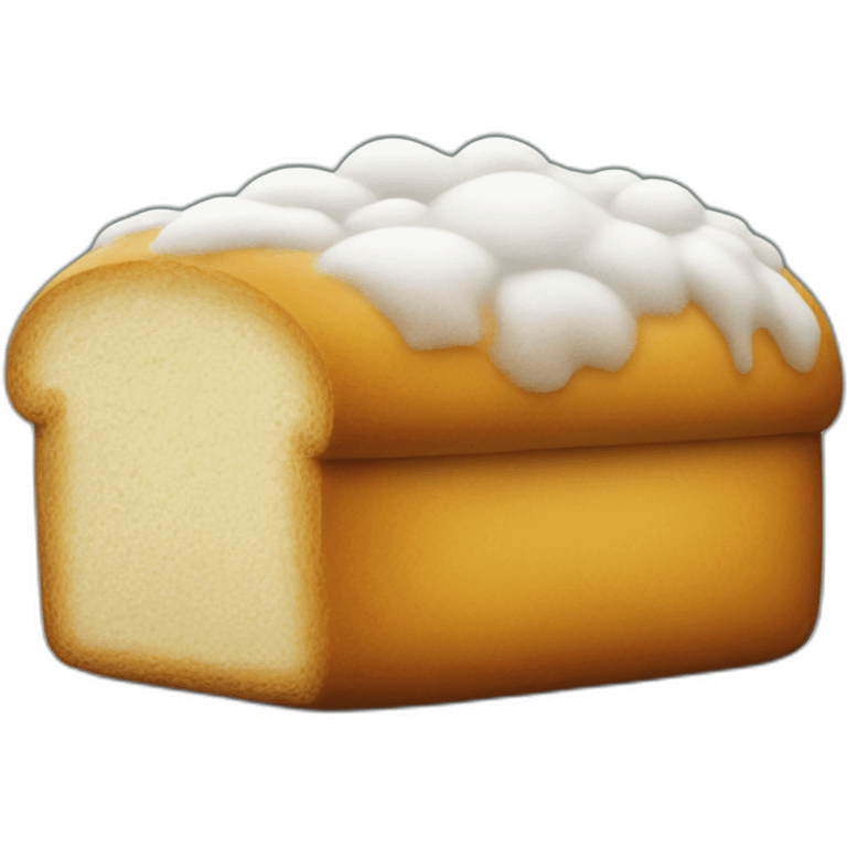 Loaf of sugar mountain emoji