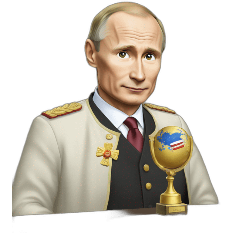 Putin winning nobel peace prize emoji