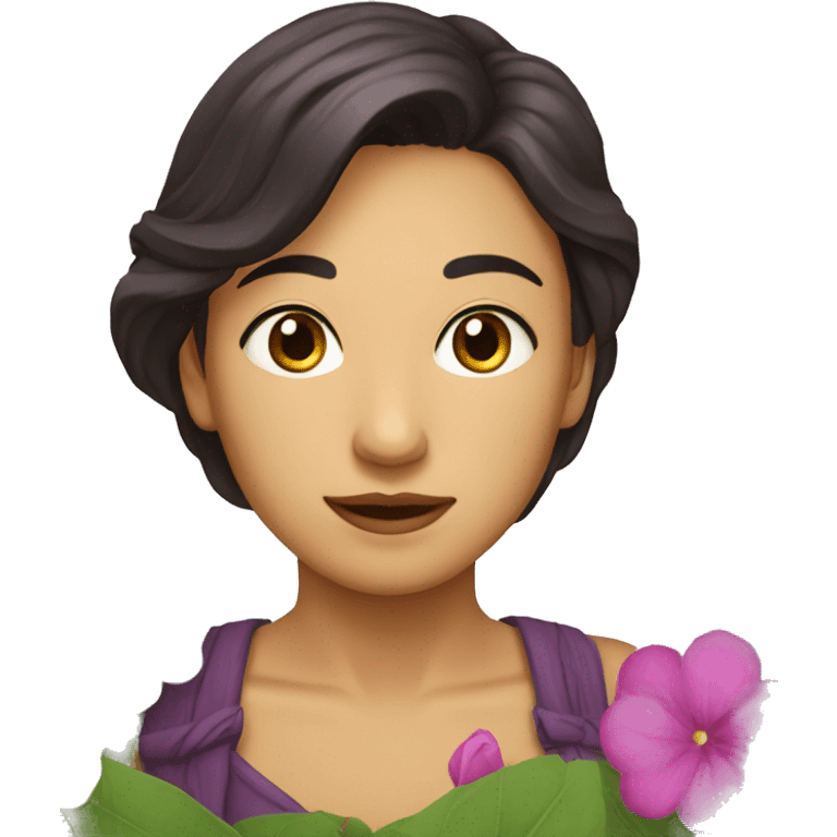 Flores moradas  emoji