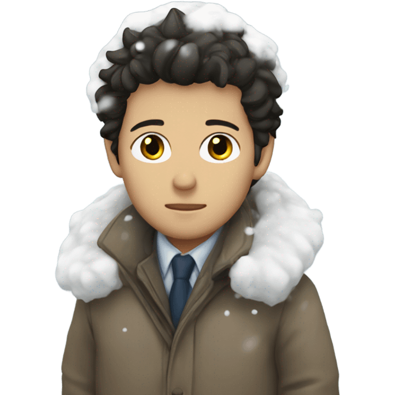 Castiel in the snow emoji