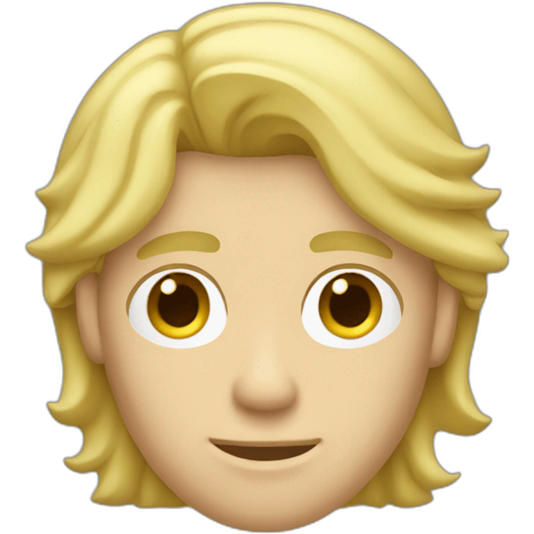 Blond white guy camouflage emoji