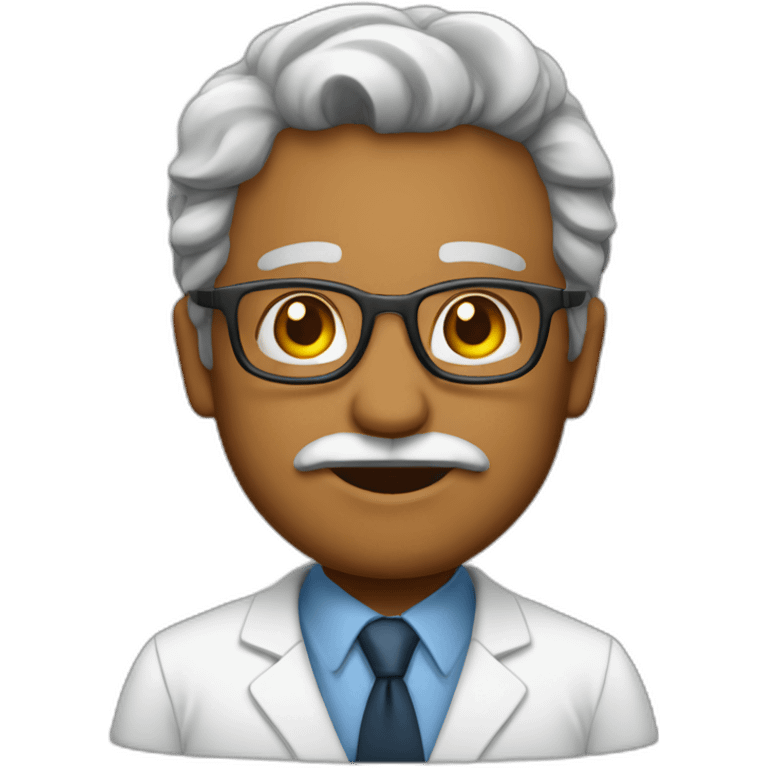 professor sem barba emoji