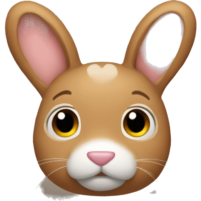 light brown stuffed animal bunny emoji