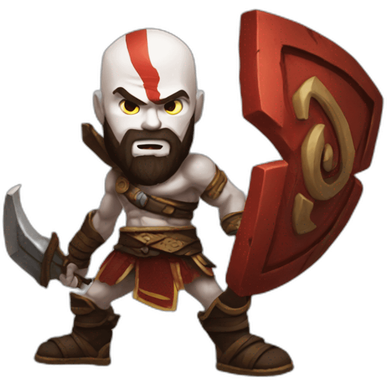 kratos full body emoji