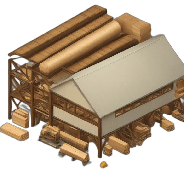 modern lumber factory emoji