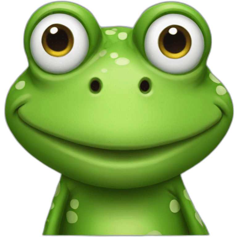 artist frog emoji