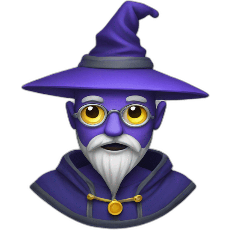 A computer wizard emoji