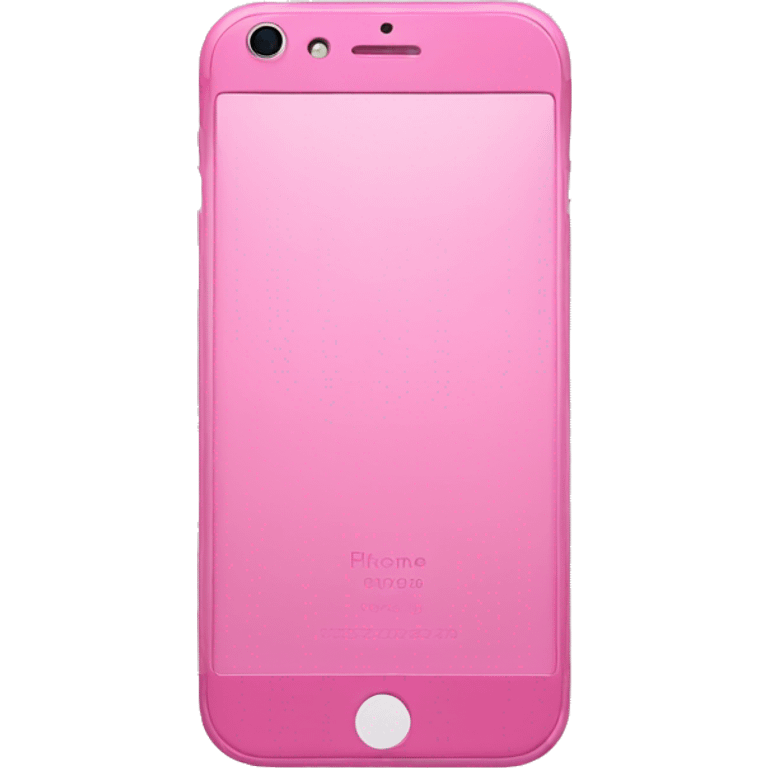 Pink iphone emoji