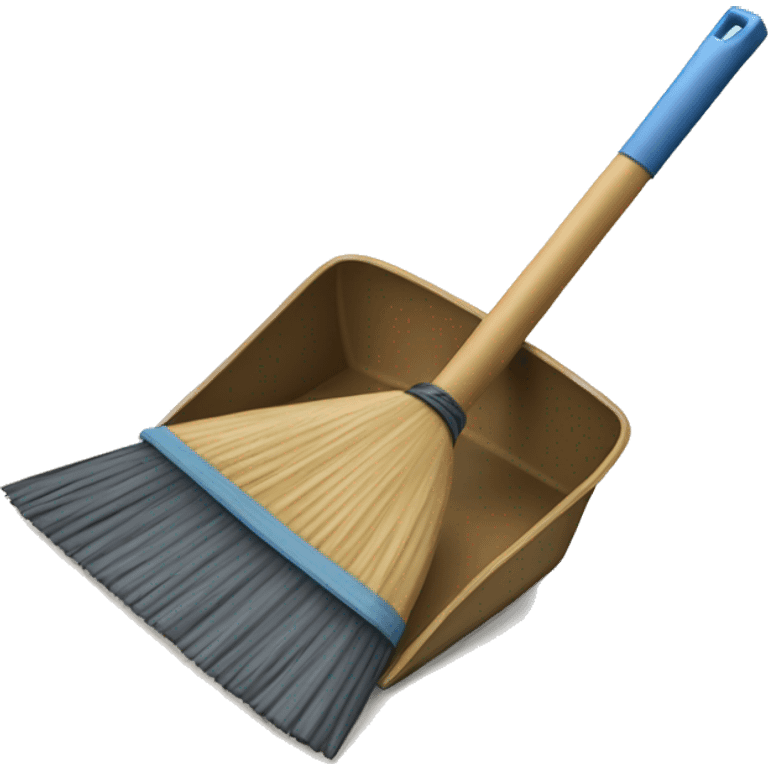 dustpan and broom emoji