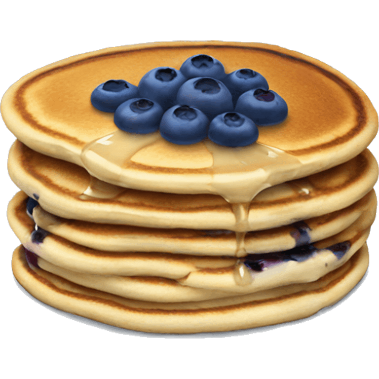 Blueberry pancakes  emoji