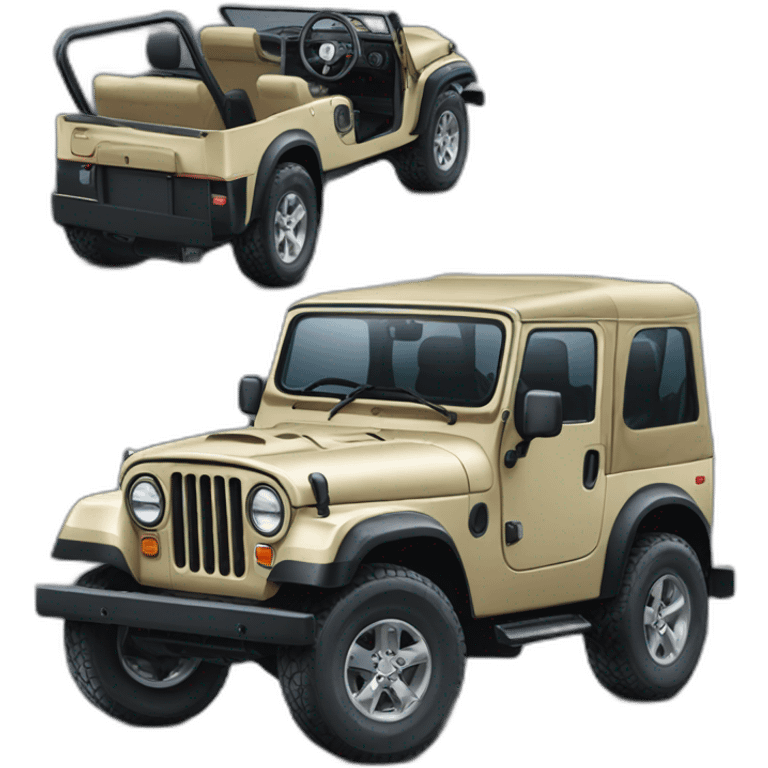 Mahindra Thar emoji