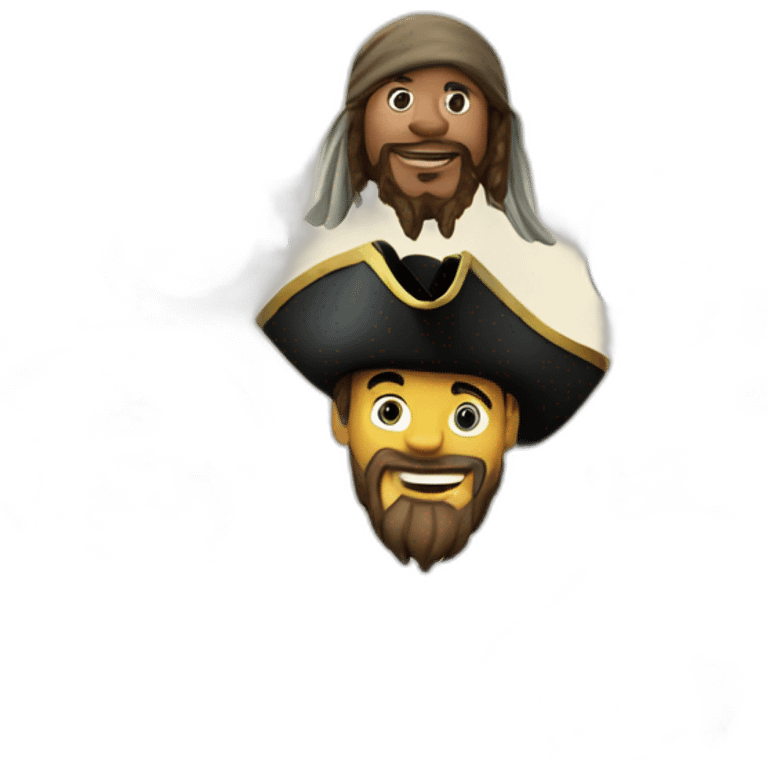 Pirates of the caribean Film poster emoji