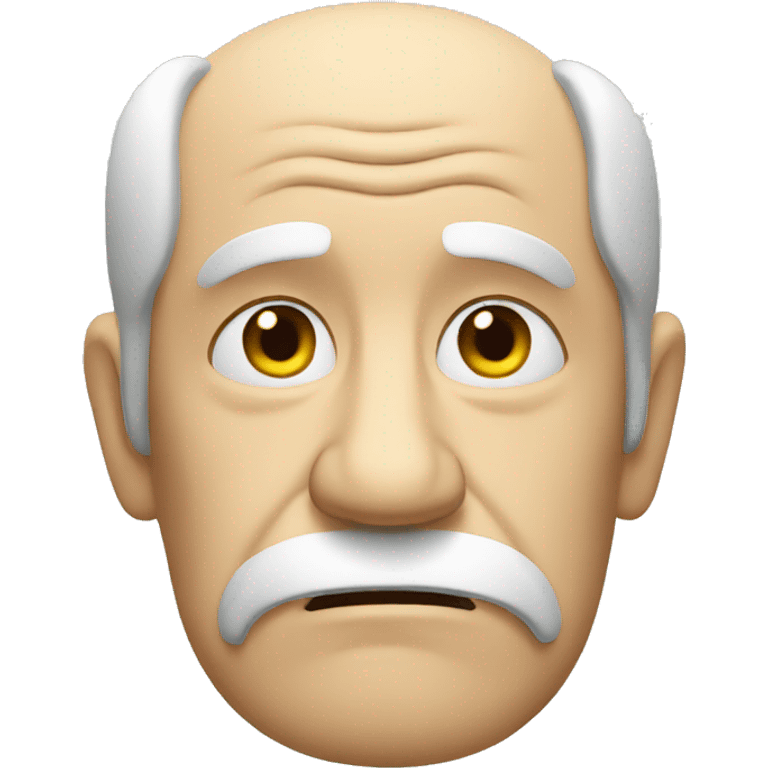 sad old man emoji