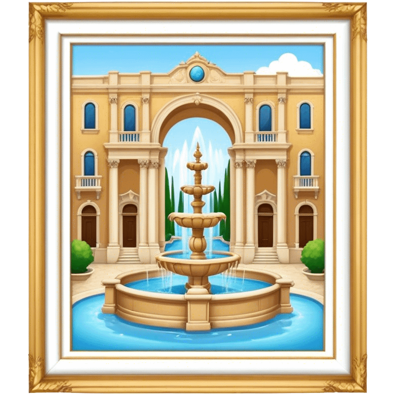 Italian palace fountain  emoji