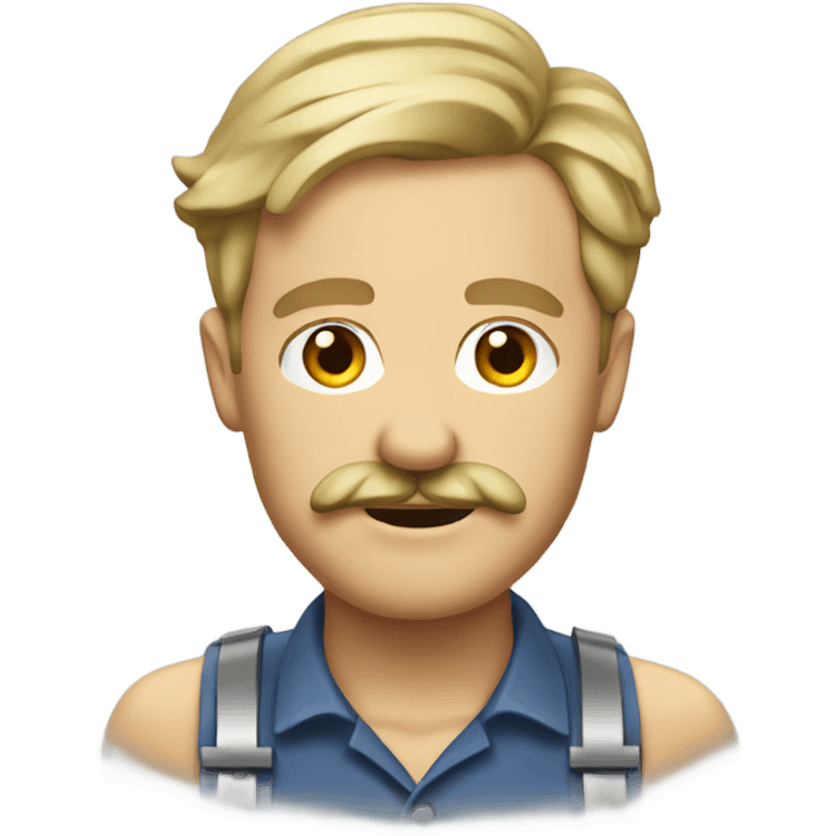 geotechnical dirty blonde guy with mustache emoji