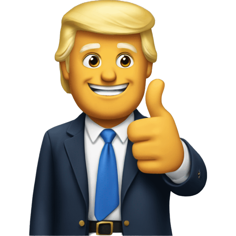 Trump thumbs up emoji