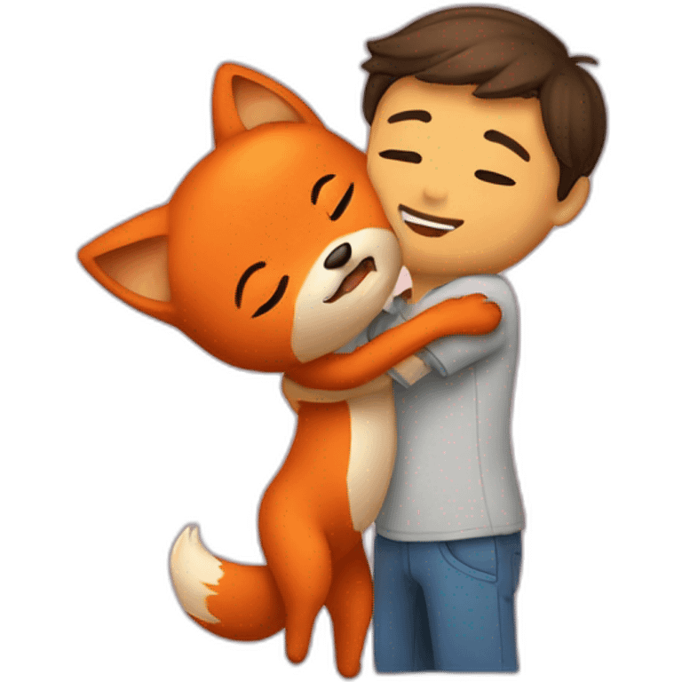 Jiniret hug Foxi.ny emoji