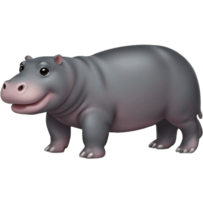 Pygmy hippo emoji