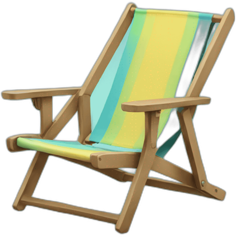 Beach chair emoji