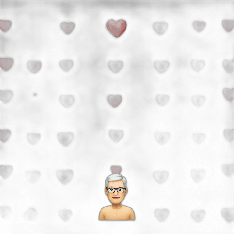 Tim Cook heart emoji