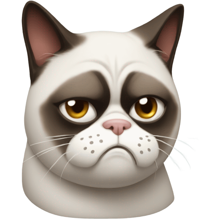 Grumpy cat emoji