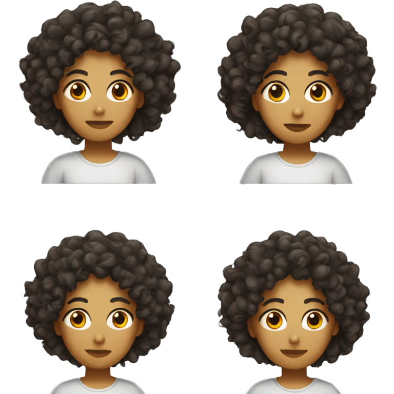 venezuelan curly hair  emoji