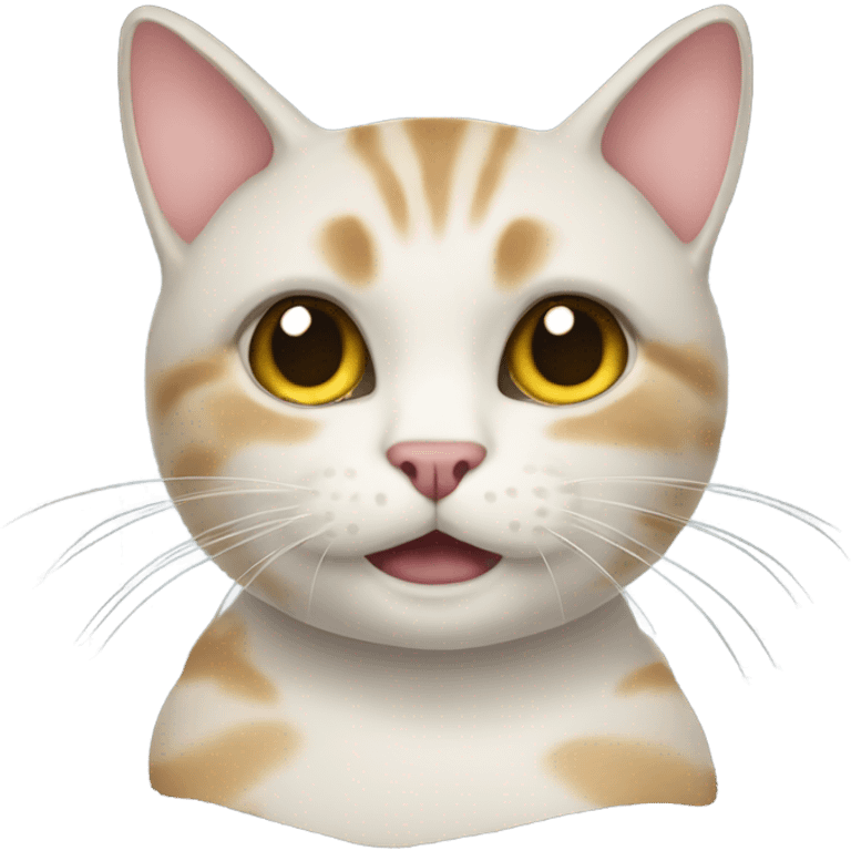 Cat with hudie emoji