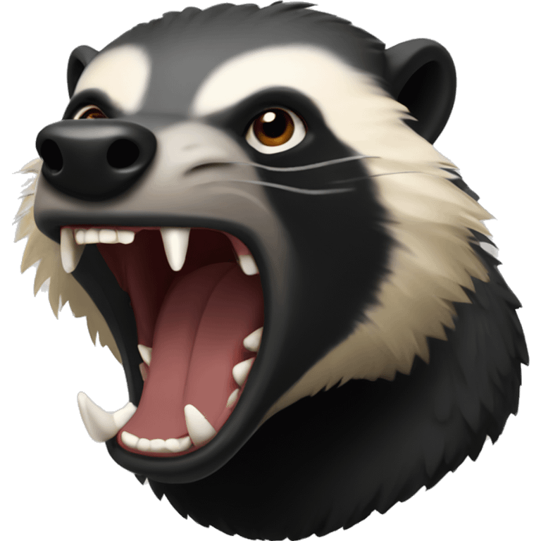 angry Honey Badger emoji