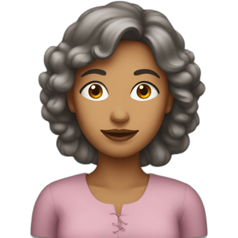 Femme stoïcienne emoji