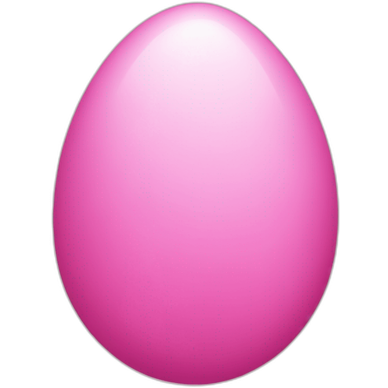 pink easter egg emoji