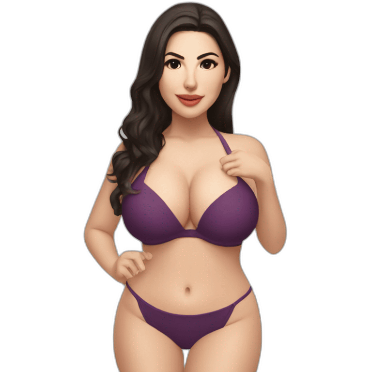 valentina nappi bikini emoji