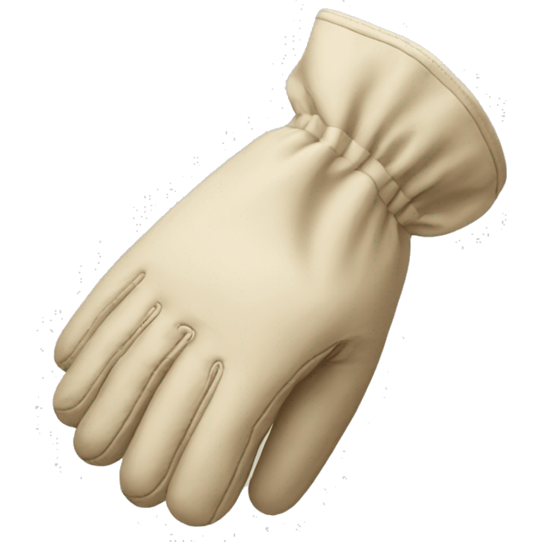 Beige asthetic gloves  emoji