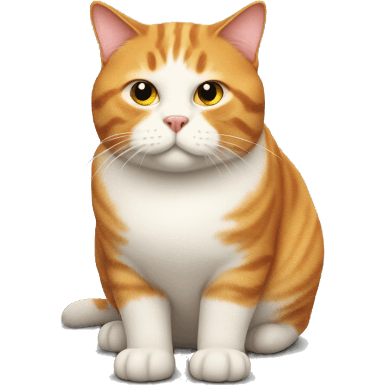 Fat ginger cat  emoji