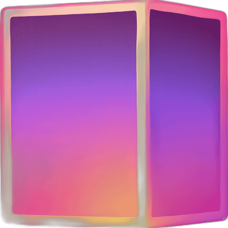 cube with gradient emoji