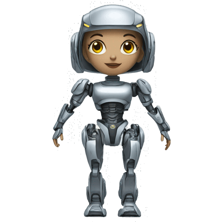 robot woman model emoji