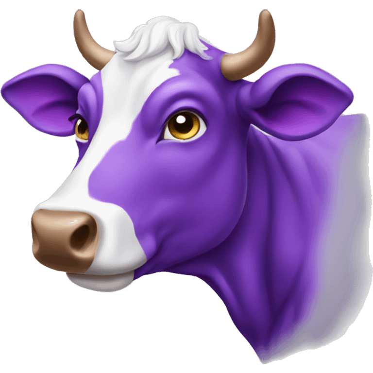 purple cow emoji