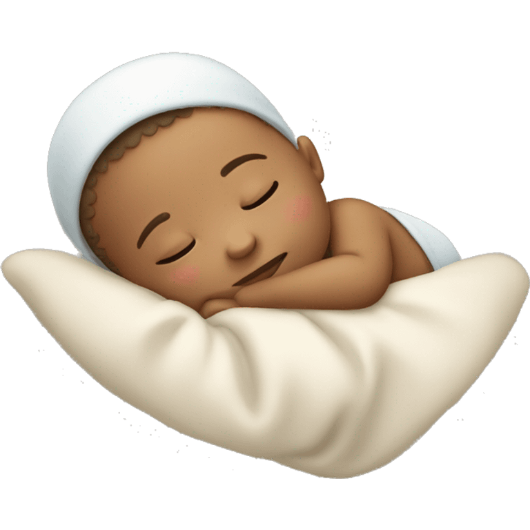 Sleeping baby boy  emoji