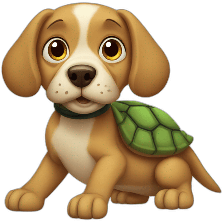 Cartoon turtledog  emoji